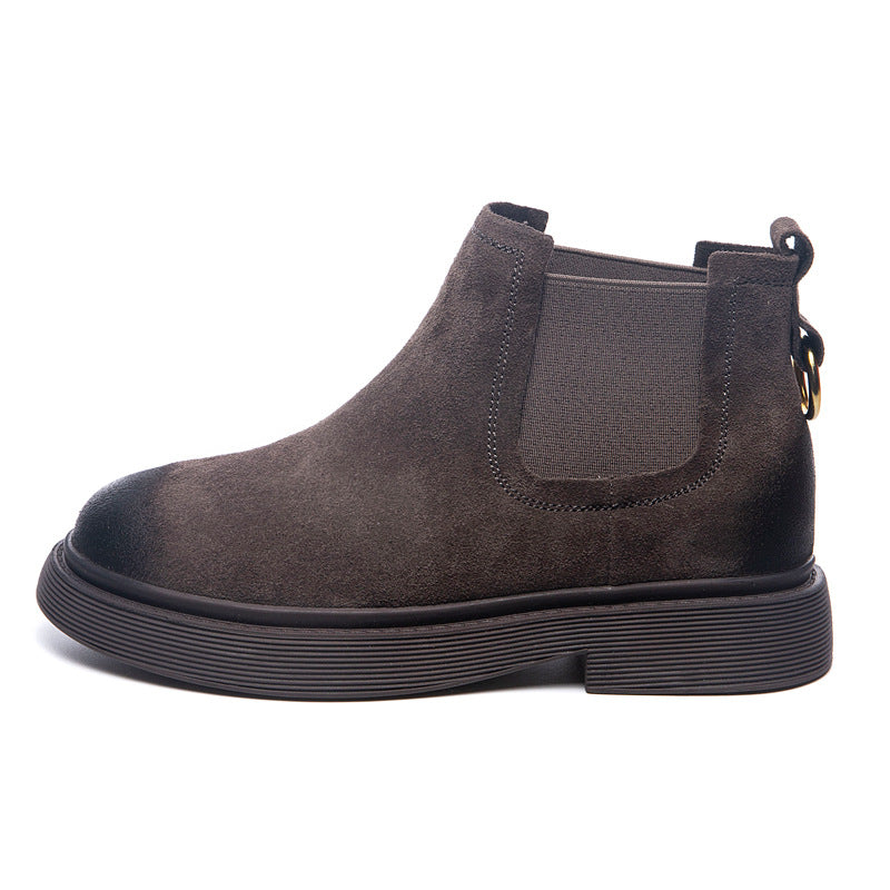 British Flat Short Boots